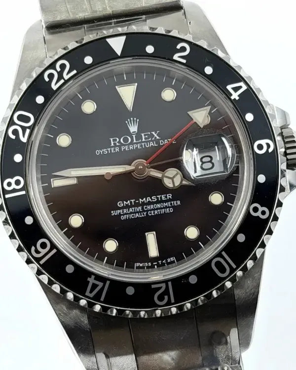 1991 Rolex GMT-Master 40MM Black Dial Oyster Bracelet (16700)