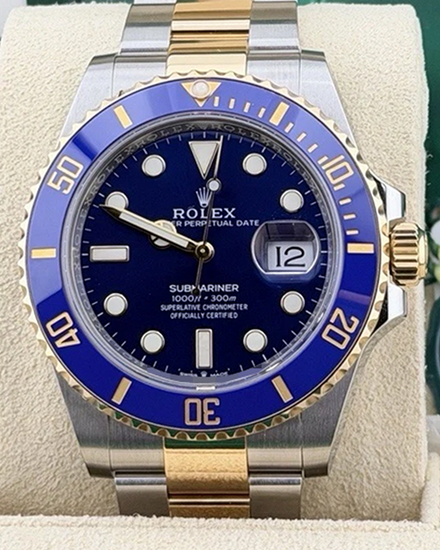 2023 Rolex Submariner Date "Bluesy" 41MM Blue Dial Two-Tone Oyster Bracelet (126613LB)