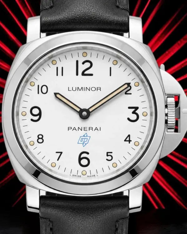 2018 Panerai Luminor Base Logo 44MM White Dial Leather Strap (PAM00630)