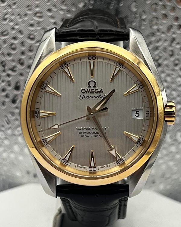 2024 Omega Seamaster Aqua Terra 150M 38.5MM Silver Dial Leather Strap (231.23.39.21.02.002)