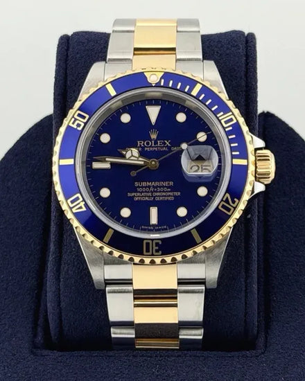 2007 Rolex Submariner "Bluesy" 40MM Blue Dial Two-Tone Oyster Bracelet (16613)