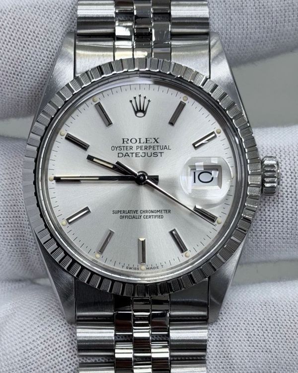 1986 (9.1 Mil. Serial) Rolex Datejust 36MM Silver Dial Jubilee Bracelet (16030)