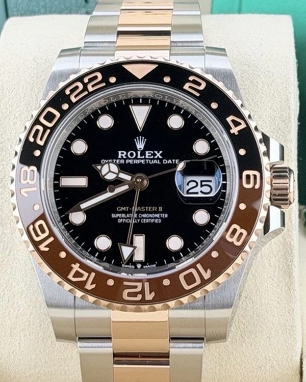 2026 Rolex GMT-Master II "Rootbeer" 40MM Black Dial Two-Tone Oyster Bracelet (126711CHNR)