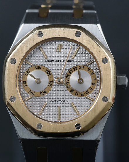 Audemars Piguet Royal Oak Day-Date "Owl" 36MM Silver Dial Two-Tone Bracelet (25572SA.0.0477SA.01)