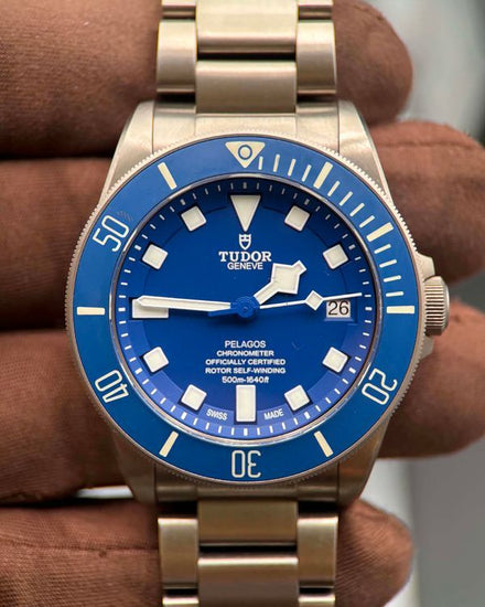 2022 Tudor Pelagos 42MM Blue Dial Titanium Bracelet (25600TB)