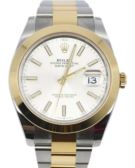 2026 Rolex Datejust 41MM White Dial Two-Tone Oyster Bracelet (126303)