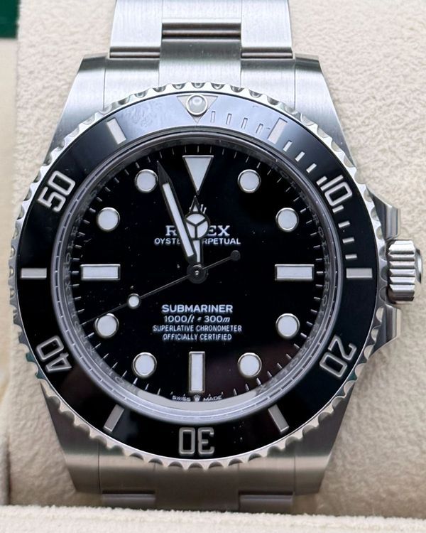 2024 Rolex Submariner No-Date 41MM Black Dial Oyster Bracelet (124060)