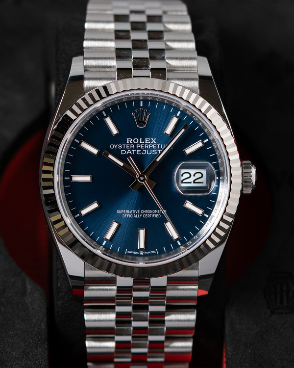 No Reserve - 2026 Rolex Datejust 36MM Blue Dial Jubilee Bracelet (126234)