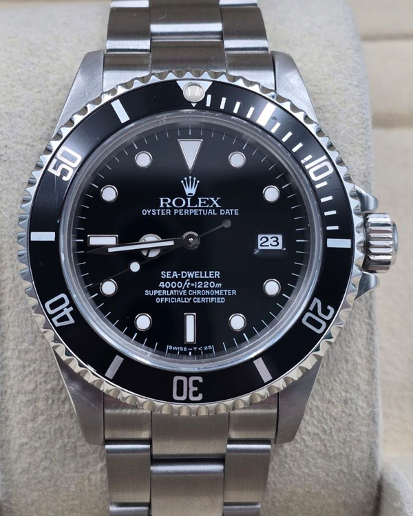1996 Rolex Sea-Dweller 4000 40MM Black Dial Oyster Bracelet (16600)