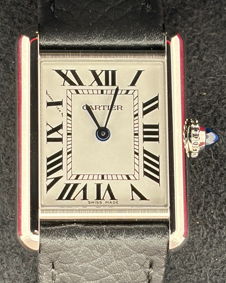 2026 Cartier Tank Must S 29.5MM Quartz Silver Dial Leather Strap (WSTA0135)