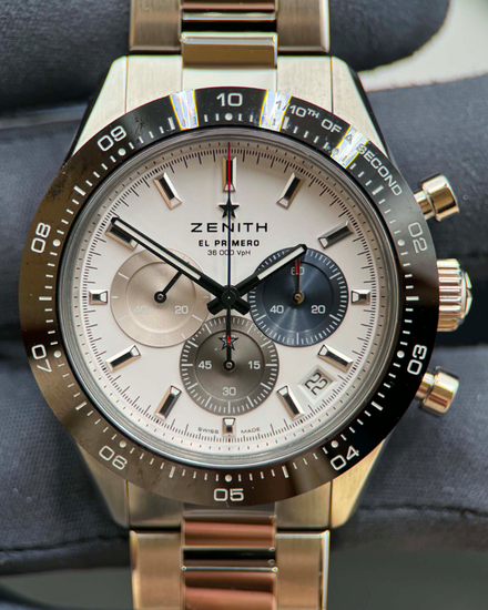2022 Zenith Chronomaster Sport 41MM White Dial Steel Bracelet (03.3100.3600/69.M3100)