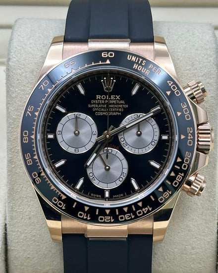 2025 Rolex Cosmograph Daytona 40MM Black Dial Oysterflex Strap (126515LN)