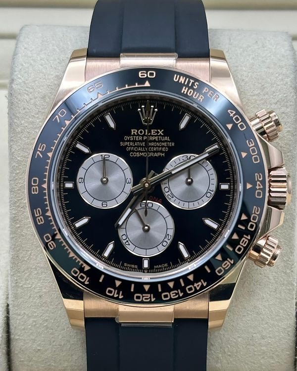 2025 Rolex Cosmograph Daytona 40MM Black Dial Oysterflex Strap (126515LN)