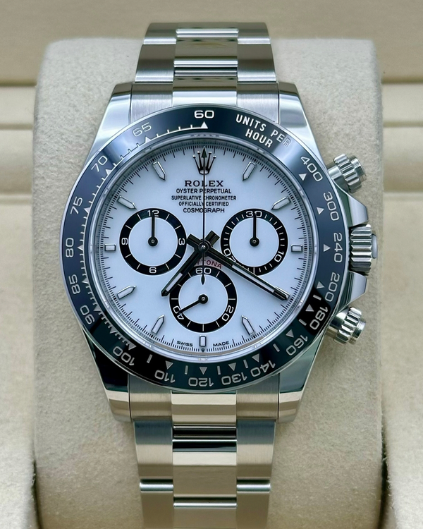 2026 Rolex Cosmograph Daytona "Panda" 40MM White Dial Oyster Bracelet (126500LN)