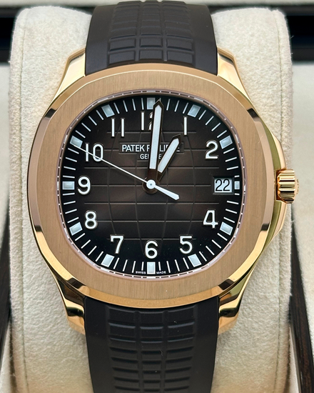 2021 Patek Philippe Aquanaut 40MM Brown Dial Rubber Strap (5167R-001)