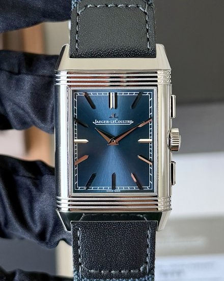 2024 Jaeger-LeCoultre Reverso "Tribute" 49MM Blue Dial Textile Strap (Q389848J)