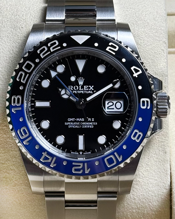 No Reserve - 2026 Rolex GMT-Master II "Batman" 40MM Black Dial Oyster Bracelet (126710BLNR)