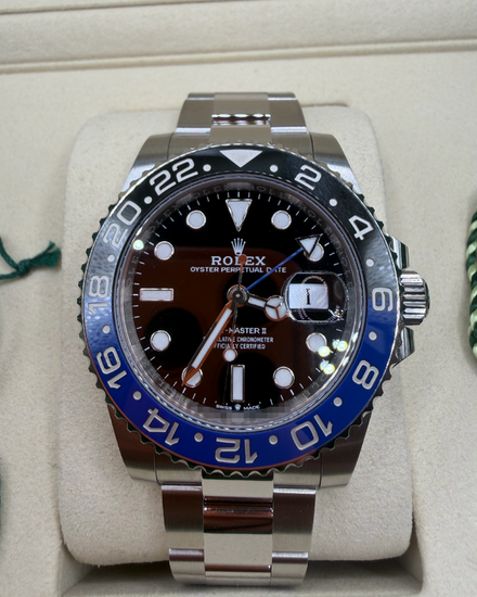 2026 Rolex GMT-Master II "Batman" 40MM Black Dial Oyster Bracelet (126710BLNR)