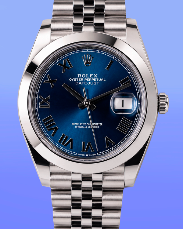 2026 Rolex Datejust 41MM Blue "Azzurro" Dial Jubilee Bracelet (126300)