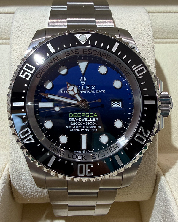 2022 Rolex Sea-Dweller Deepsea "James Cameron" 44MM Blue Dial Oyster Bracelet (126660)