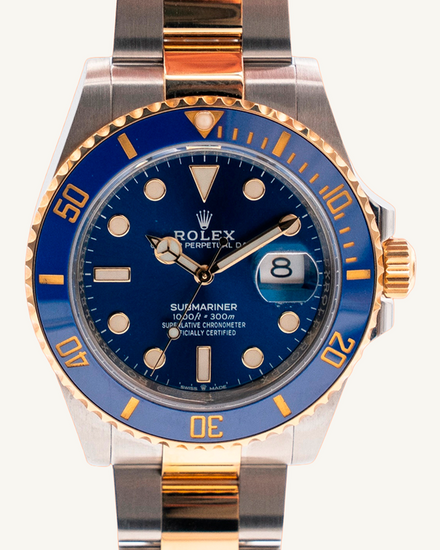2022 Rolex Submariner Date "Bluesy" 41MM Blue Dial Two-Tone Oyster Bracelet (126613LB)