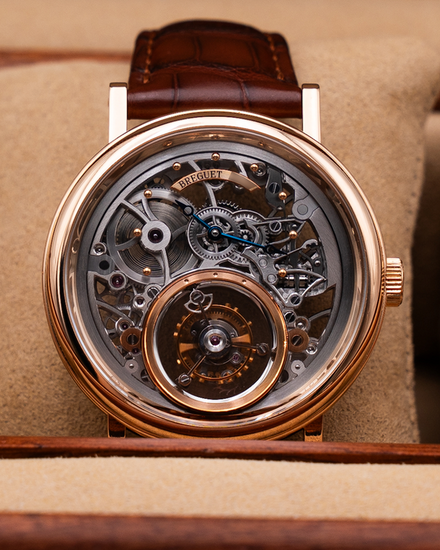 2019 Breguet Classique Complications Tourbillon Messidor 40MM Skeleton Dial Leather Strap (5335BR/42/9W6)