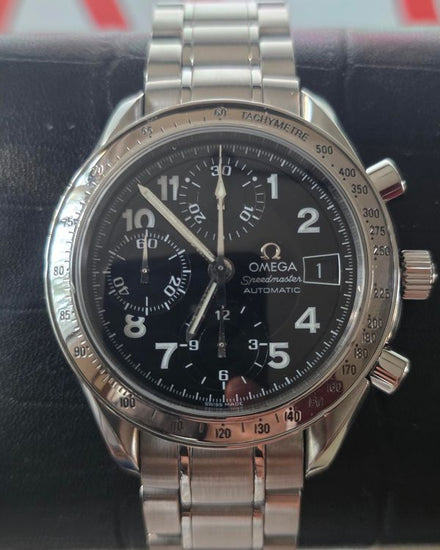 2003 Omega Speedmaster Date 39MM Black Dial Steel Bracelet (3513.52.00)
