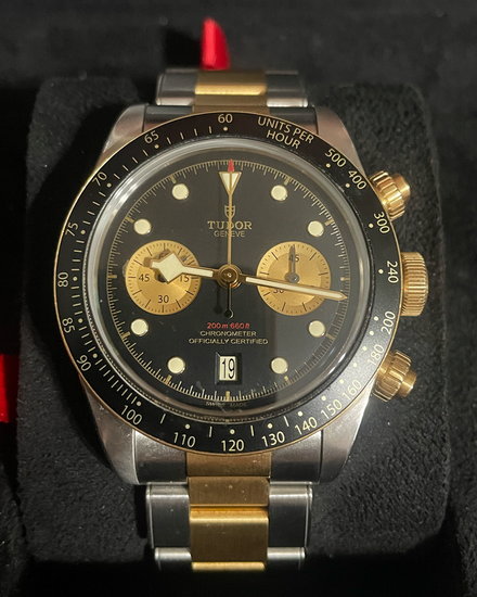 2024 Tudor Black Bay Chrono S&G 41MM Black Dial Two-Tone Bracelet (79363N)