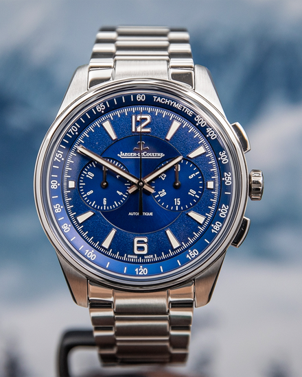 2020 Jaeger-LeCoultre Polaris Chronograph 42MM Blue Dial Steel Bracelet (Q9028180)