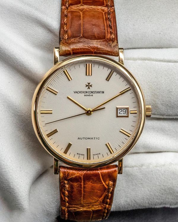 Vacheron Constantin Patrimony 35MM Champagne Dial Leather Strap (42002/000J-9021)