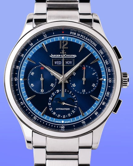 2025 Jaeger-LeCoultre Master Control Chronograph Calendar 40MM Blue Dial Steel Bracelet (Q4138180)