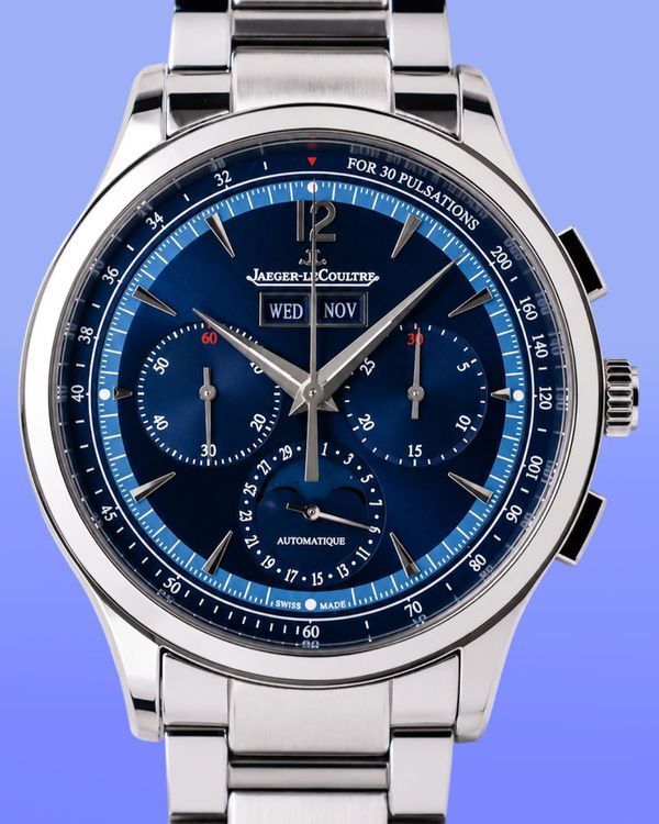 2025 Jaeger-LeCoultre Master Control Chronograph Calendar 40MM Blue Dial Steel Bracelet (Q4138180)