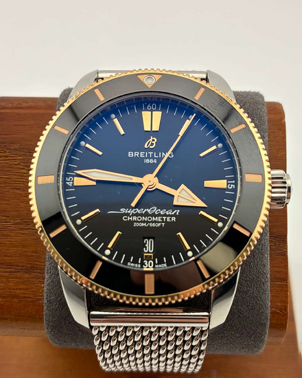 2021 Breitling Superocean Heritage B20 S.E. 44MM Black Dial Steel Bracelet (UB2030121B1A1)