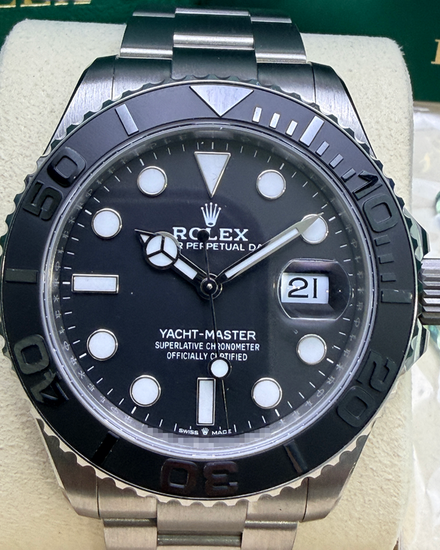 2026 Rolex Yacht-Master 42MM Black Dial Titanium Oyster Bracelet (226627)