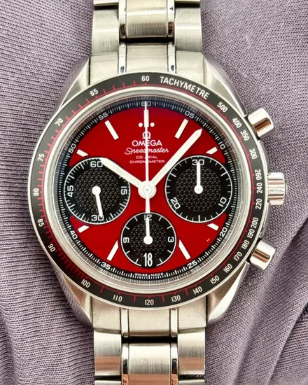Omega Speedmaster Racing 40MM Red Dial Steel Bracelet (326.30.40.50.11.001)