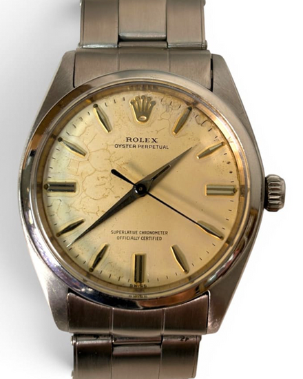 Rolex Oyster Perpetual 34MM Champagne Dial Steel Bracelet (1002)