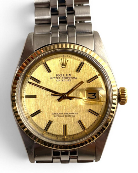 Rolex Datejust 36MM Champagne "Sigma" Dial Jubilee Bracelet (1601)