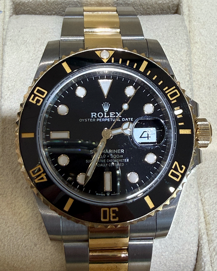 2024 Rolex Submariner Date 41MM Black Dial Two-Tone Oyster Bracelet (126613LN)