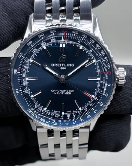 2025 Breitling Navitimer Automatic 41MM Blue Dial Steel Bracelet (A17329)