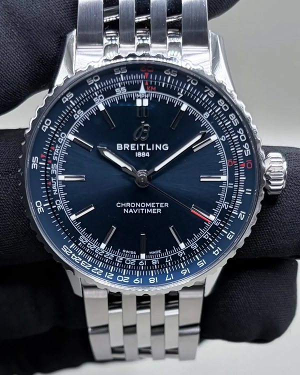 2025 Breitling Navitimer Automatic 41MM Blue Dial Steel Bracelet (A17329)