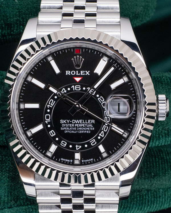 2024 Rolex Sky-Dweller 42MM Black Dial Jubilee Bracelet (336934)