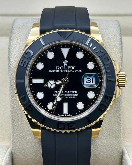 2023 Rolex Yacht-Master 42MM Black Dial Oysterflex Strap (226658)