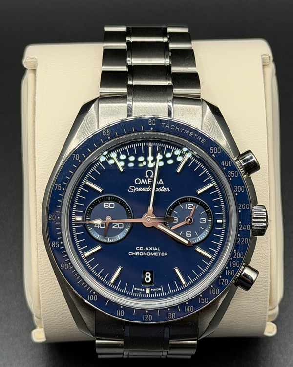 2020 Omega Speedmaster Two Counters 44.25MM Blue Dial Titanium Bracelet (311.90.44.51.03.001)