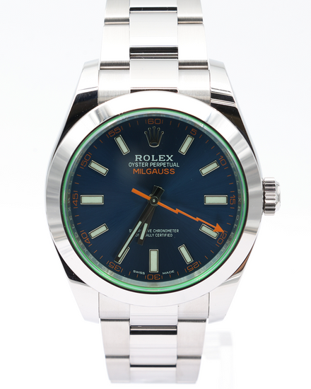 2022 Rolex Milgauss 40MM Blue Dial Oyster Bracelet (116400GV)