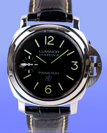 No Reserve - 2019 Panerai Luminor Marina 44MM Black Dial Leather Strap (PAM00776)