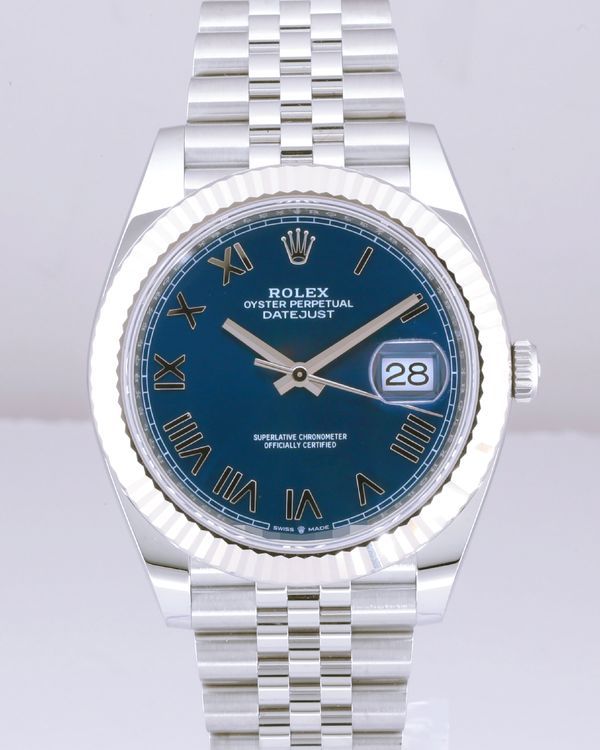 2026 Rolex Datejust 41MM Blue "Bright Blue Roman" Dial Jubilee Bracelet (126334)