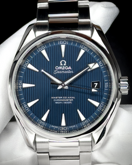 No Reserve - 2024 Omega Seamaster Aqua Terra 150M 41.5MM Blue Dial Steel Bracelet (231.10.42.21.03.003)