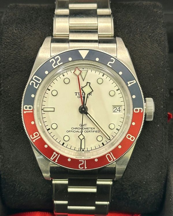 2026 Tudor Black Bay GMT "Pepsi" 41MM White Dial Steel Bracelet (79830RB)