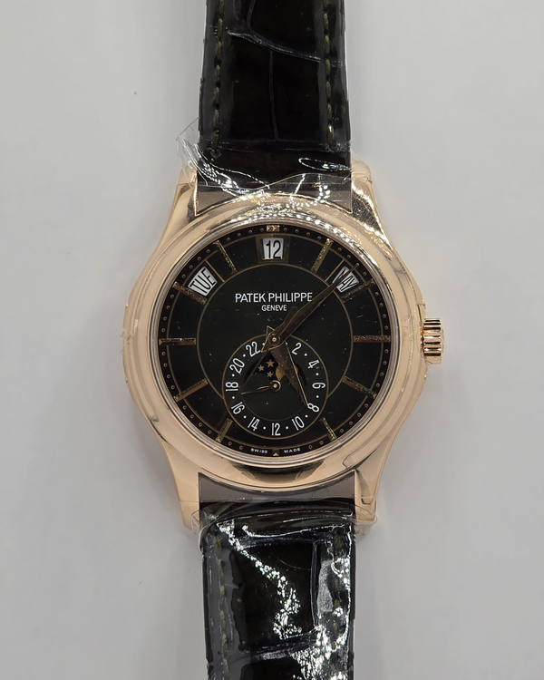 2026 Patek Philippe Annual Calendar 40MM Green Dial Leather Strap (5205R)
