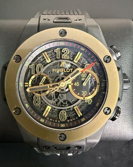 2018 Hublot Big Bang Unico L.E. 45MM Skeleton Dial Rubber Strap (411.CM.1138.RX)